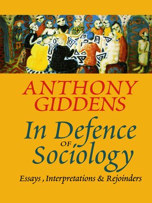 cover image of In Defence of Sociology